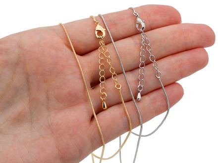 Готовая цепочка "Snake" 1мм