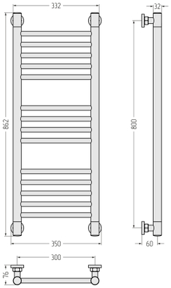 Сунержа Богема+ прямая 800х300