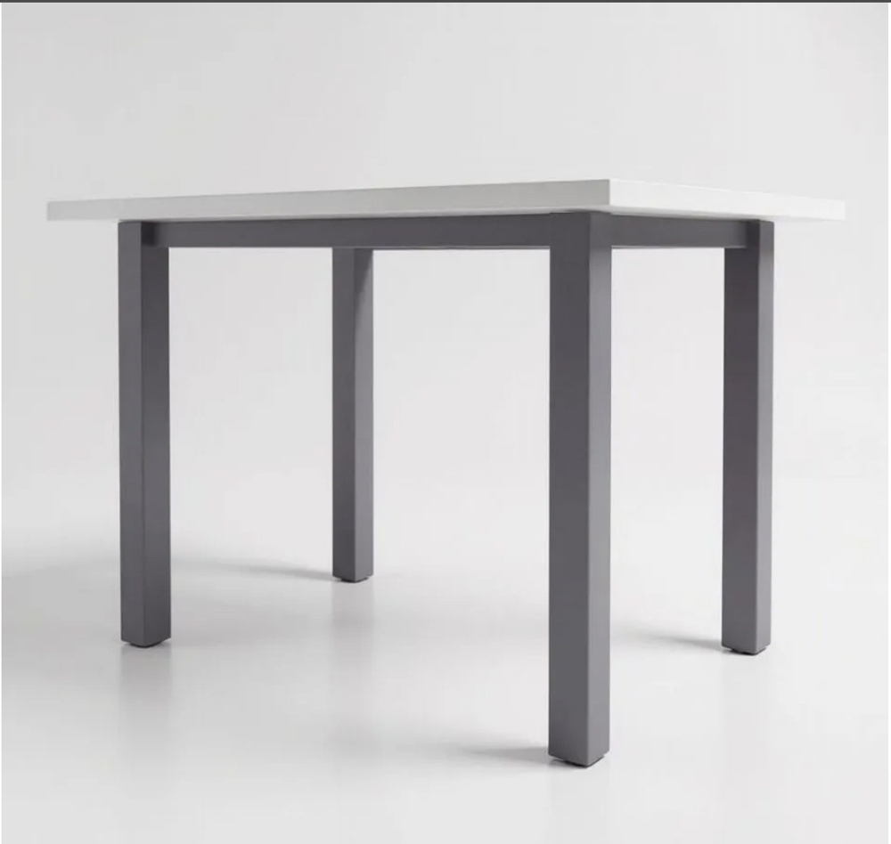 Подстолье №32, прямоугольное, 100х60х75см, красное, п.т. 5х5см
