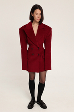 Платье-жакет из вельвета