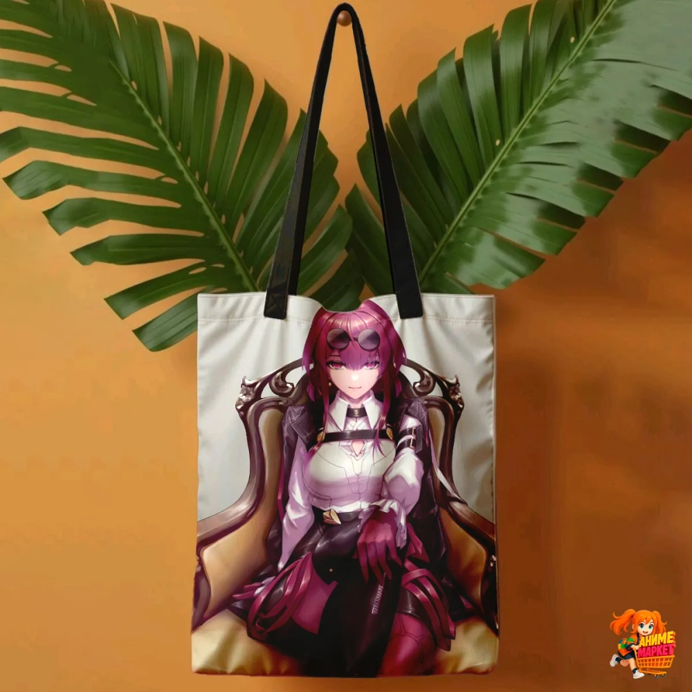 Сумка шоппер с принтом Honkai Star Rail