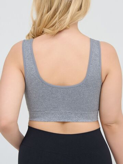 Гладкий бюстгальтер-топ с широкими бретелями (Размер: 3X) (Цвет: белый)