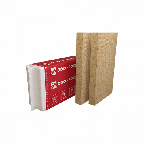 Утеплитель Rockwool Баттс плотность 35кг/м3 100мм