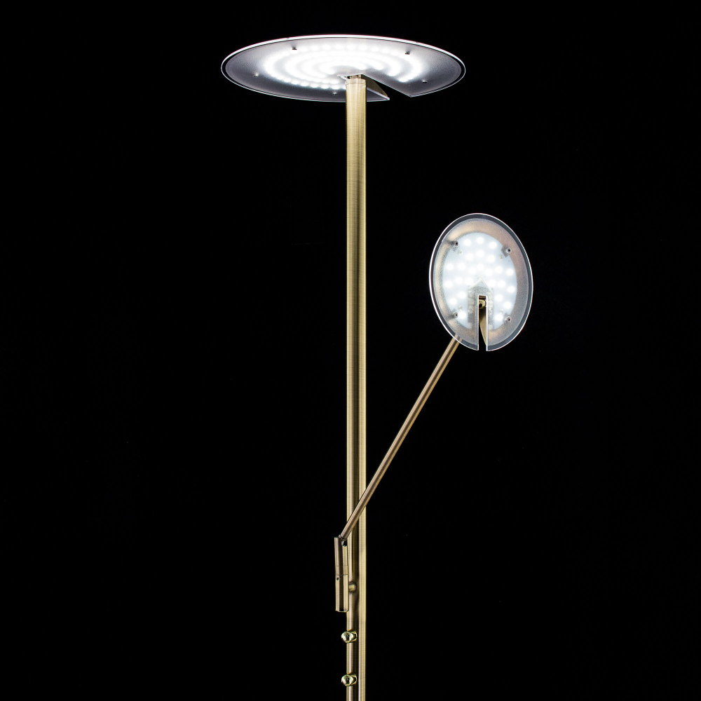 Citilux Дискус CL802003 Торшер светодиодный с диммером Бронза