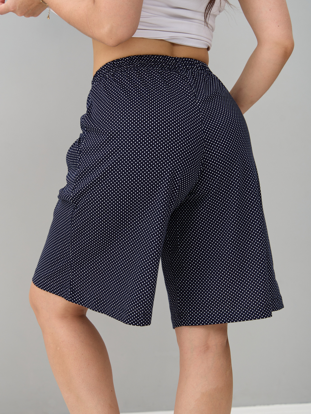Юбка-шорты Ю-004/горох-мелкий