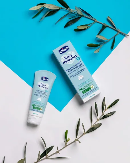 Крем под подгузники для новорожденных Chicco 0+ ежедневный, 100 мл