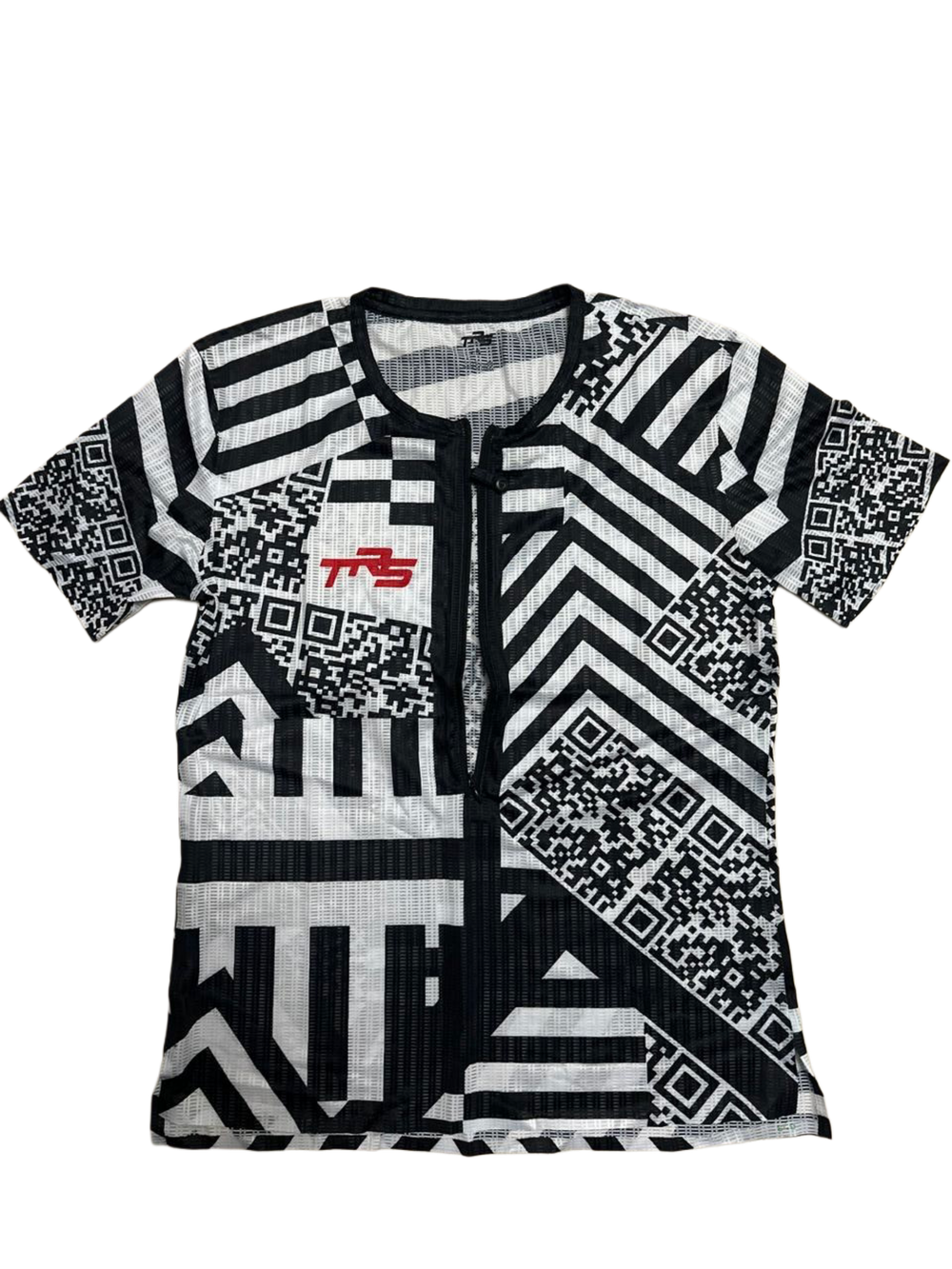 Футболка мужская с замком TRS QR (унисекс)