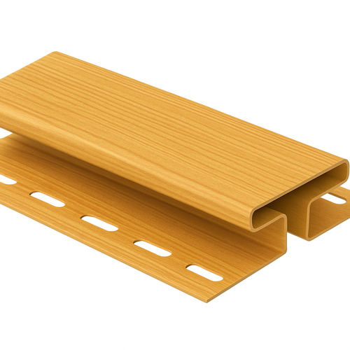 Сайдинг Н-профиль Ясень Золотистый 3005мм Ю-Пласт коллекция ТИМБЕРБЛОК