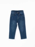 Джинсы прямые "Темно-синие"