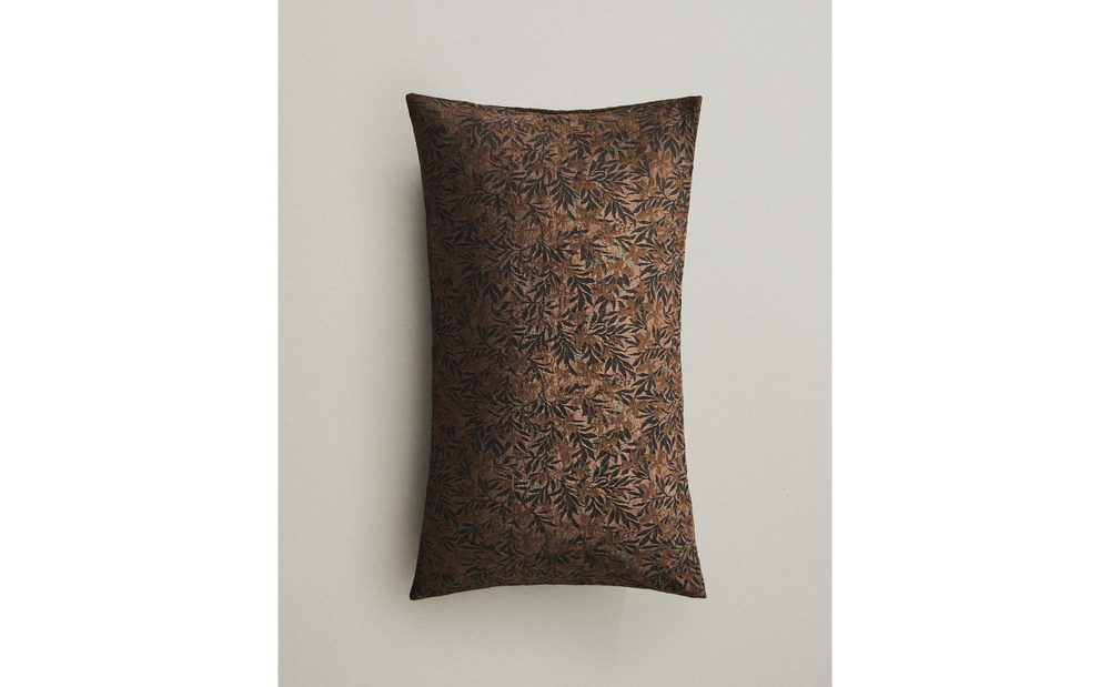 Zara Home наволочка декоративная из хлопка, охра, 30x50 см