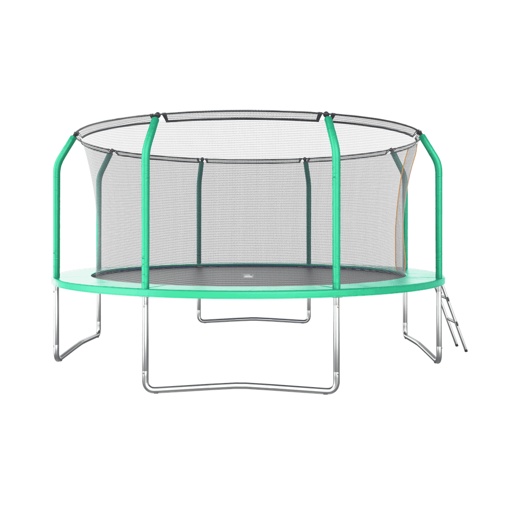 Батут UNIX Line Supreme Basic 14 ft (427 см) зеленый