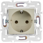 Розетка SKANDY 16А с заземл. без защ. шторок SK-R05B беж. IEK SK-R11-16-K10
