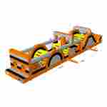 Надувная полоса препятствий для тимбилдинга «Вектор», 16×3×3,1 м