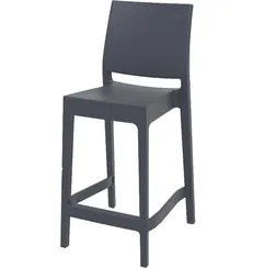 Полубарный стул Maya серый