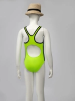 купальник слитный для бассейна спортивный утягивающий