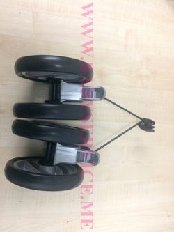 Колесный блок Peg-Perego Pliko P3 задний серый