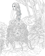 Nelco Neco Modern Girls and Cats. Coloring Book