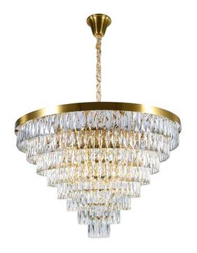 2431P/22A PT BRS+CL (1) Люстра (в 2-х коробках) NW