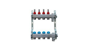 Коллекторная группа для теплого пола Usystems FT с расходомерами 3/4* евроконус (6 выходов)