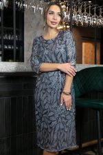 Платье Объятие ночи (серое) П11563 LT Collection