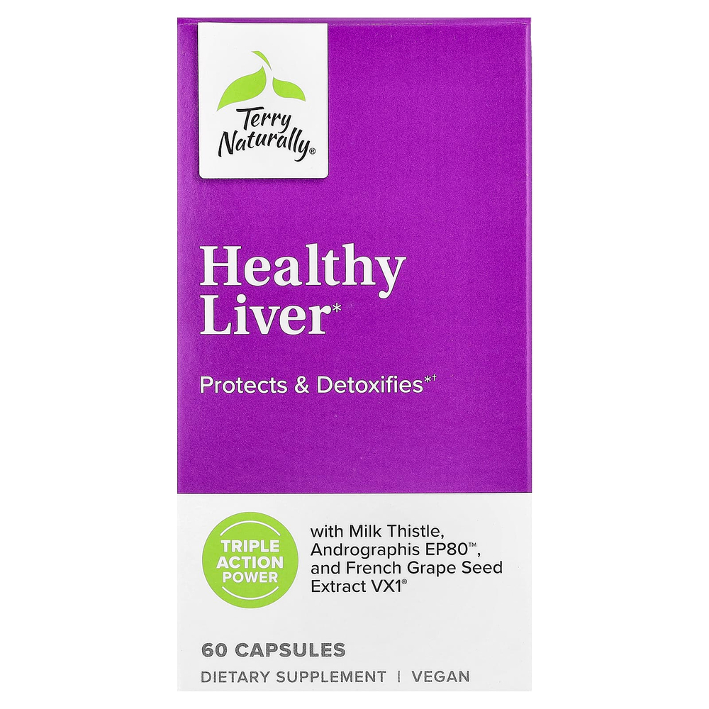 Terry Naturally, Healthy Liver, 60 капсул