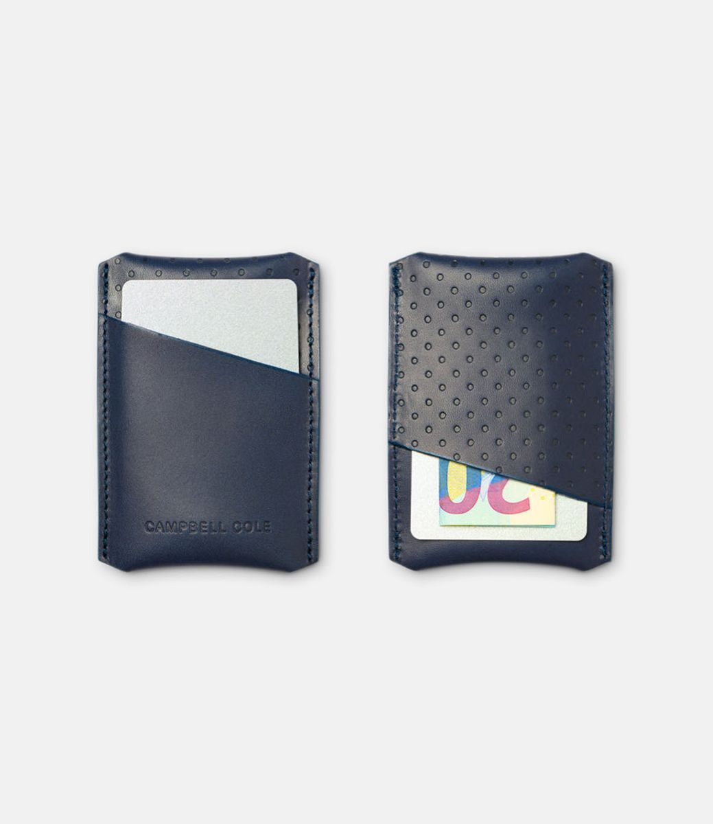 Campbell Cole Simple Card Holder Navy — картхолдер из кожи