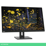 Монитор Lenovo ThinkVision E27q-20 черный (62D0GAT1UK)