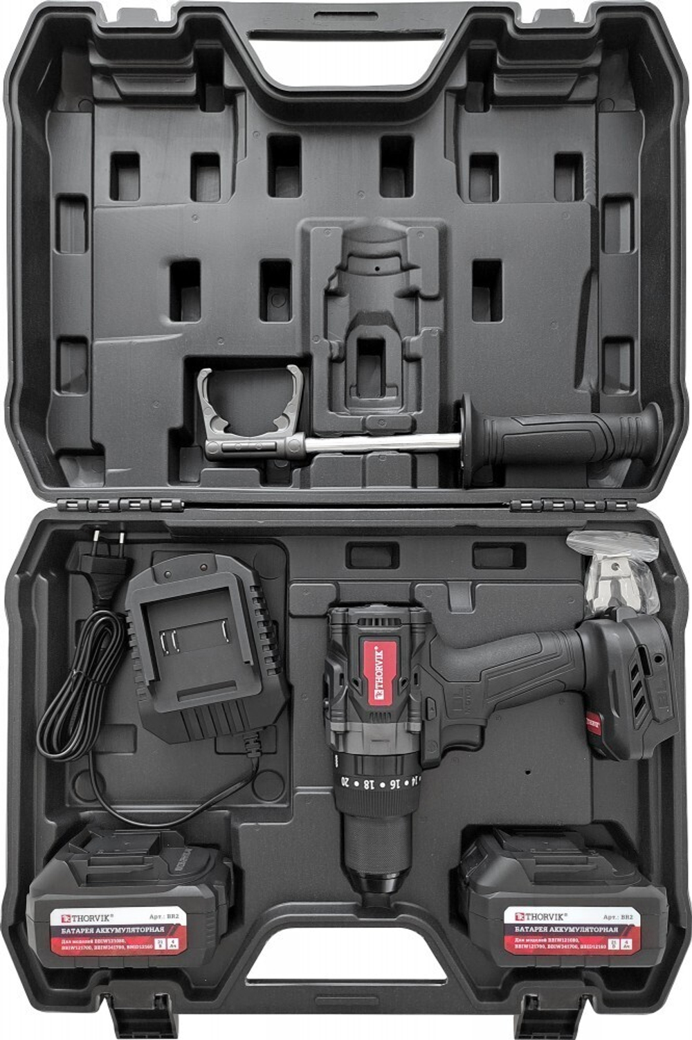 BBID12160 Дрель-шуруповерт ударная аккумуляторная бесщёточная 1/2"DR, 21В, 160 Нм