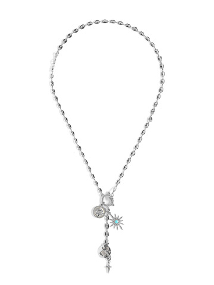 Колье "Gess mini turquoise" Silver