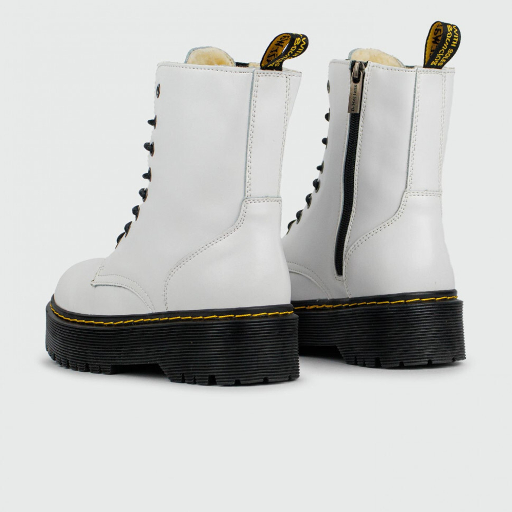 ботинки Dr. Martens 1460 White / Black Winter