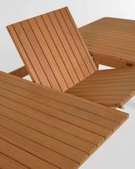 Стол раздвижной Hanzel, 183-240x100 см, массива эвкалипта