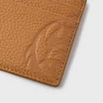 Кардхолдер YMKASHIX грубая кожа коричневый