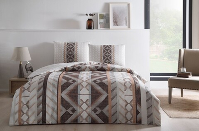 Комплект постельного белья ТАЧ Ранфорс 1-спальный "FERLIN" (цвета в ассортименте)