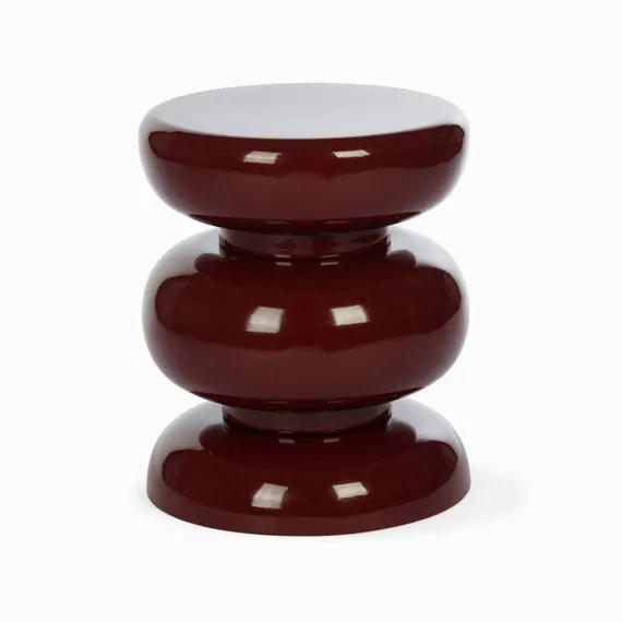 Кофейный столик Prosper Ø35х41 см, бордовый глянец