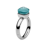 Кольцо Qudo Firenze aquamarine 18.4 мм 610791/18.4 BL/S