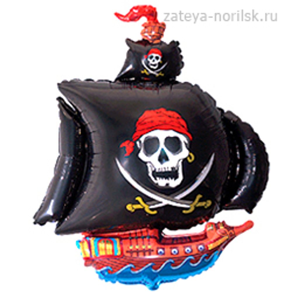 ФИГУРА-Корабль пиратский черный