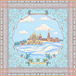 Платок «Каширский монстырь. Зима»