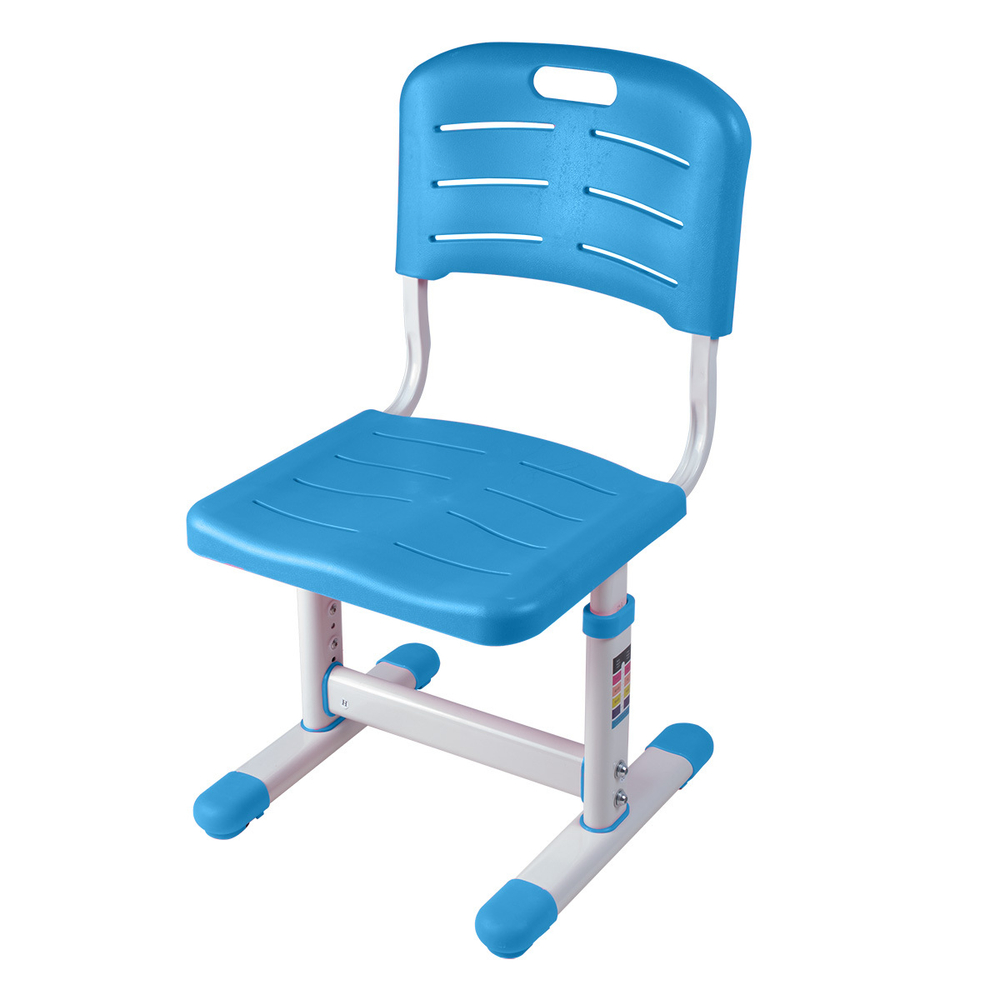 Комплект растущей детской мебели Anatomica Arlekino парта + стул + выдвижной ящик голубой