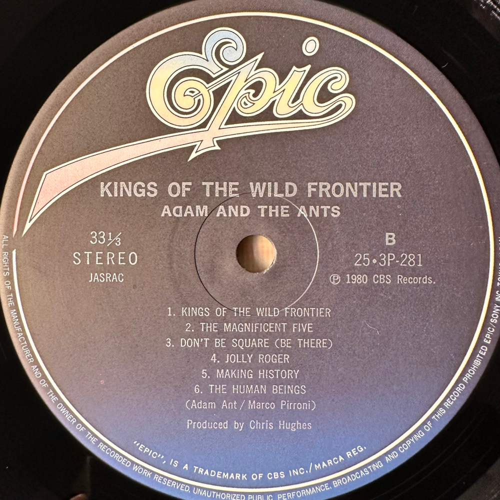 Adam And The Ants ‎– Kings Of The Wild Frontier (Япония 1981г.)