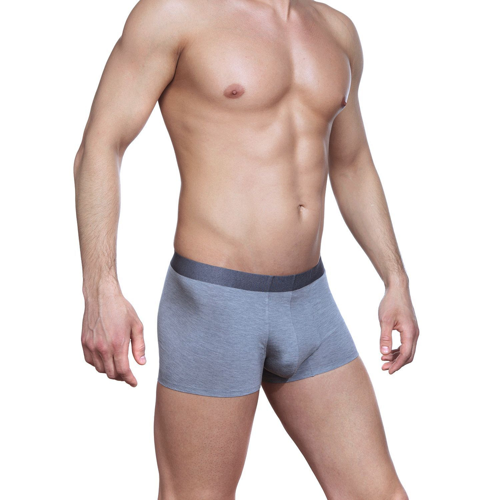 Классические боксеры из меланжевого полотна (Размер: M) (Цвет: нежно-розовый)