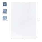 Холст на картоне Гамма "Студия", 50*70см, 100% хлопок, 280г/м2, мелкое зерно