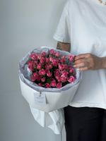 Букет моно из кустовых роз 9 шт