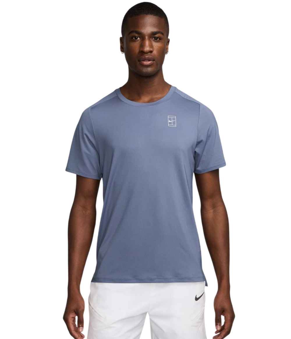 Теннисная футболка Nike Court Advantage Dri-Fit - world indigo/world indigo/white