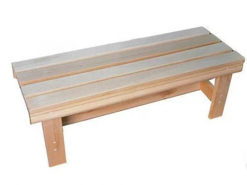 Скамейка липа без сучков для бани 1,2 м