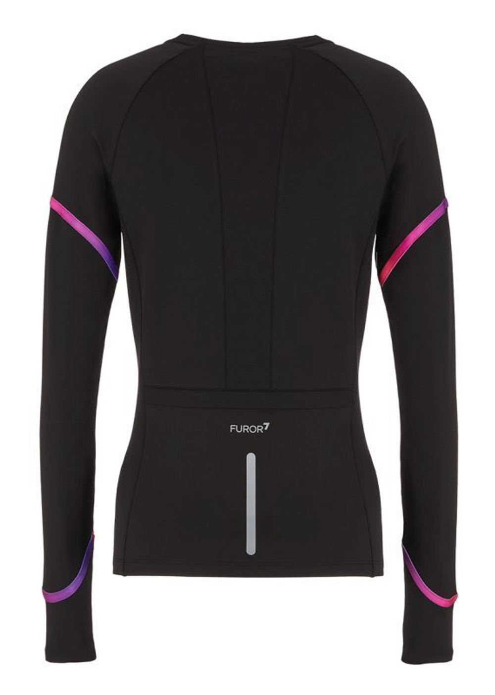 Женская теннисная куртка EA7 Woman Jersey Sweatshirt - Black