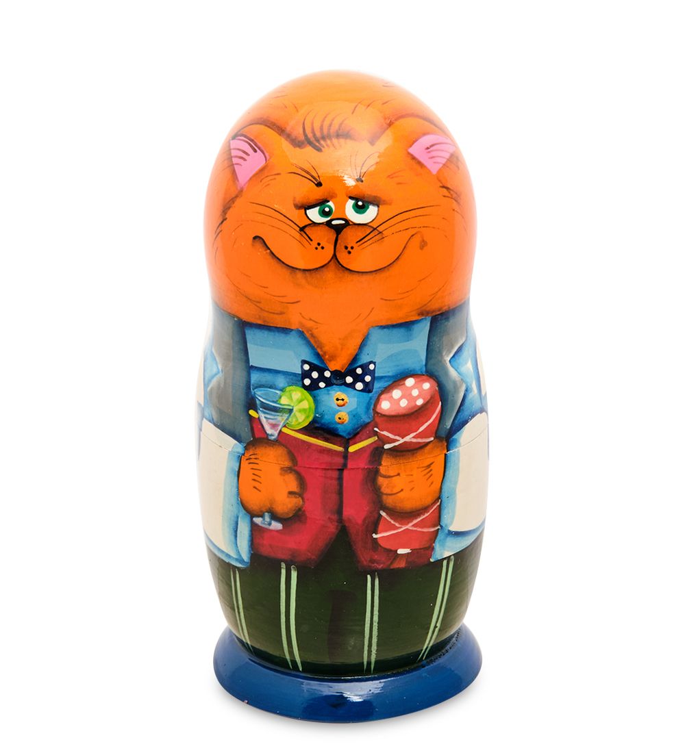 Народные промыслы МР-24/ 04-C Матрешка 5м «Кот»