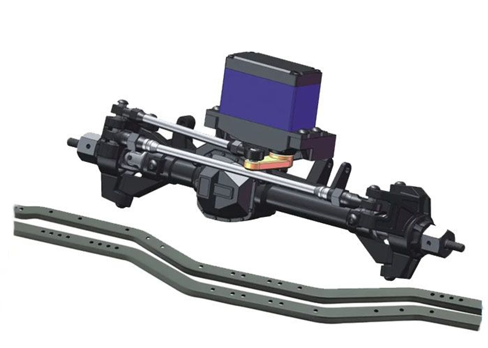 Радиоуправляемый краулер RGT PRO RUNNER 1/10 - EX86130 , 2 скоростная коробка , лебедка в комплекте , новинка 2024г , цвет Синий