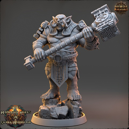 Deathbringer Olan Troka - The Mammoth Ogres of Skull Mountain