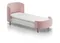 Кровать KIDI Soft для детей от 3 до 7 лет (розовый)