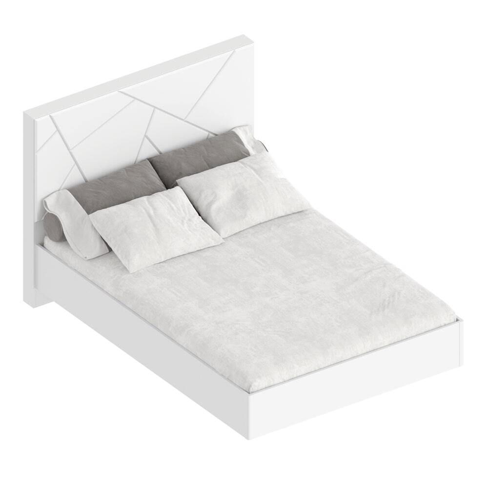 Кровать 1400 МС "Сандра"(Белый лофт)